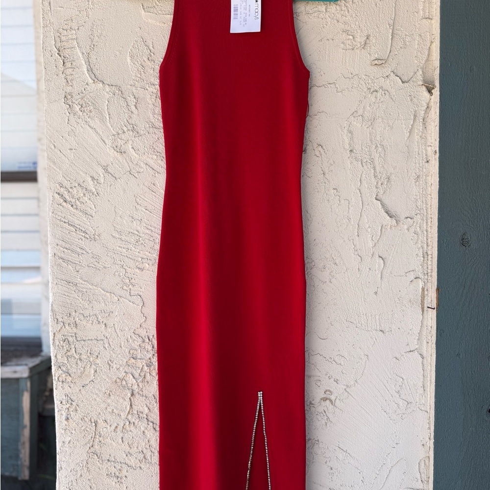 Michael Kors Red Sleeveless Dress